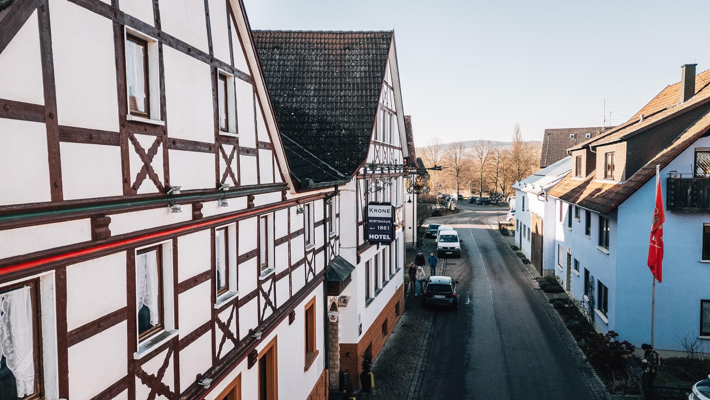 Hotel Krone Tauberrettersheim Exterior foto